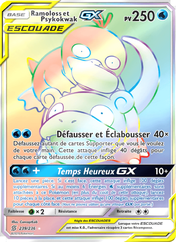Ramoloss et Psykokwak GX