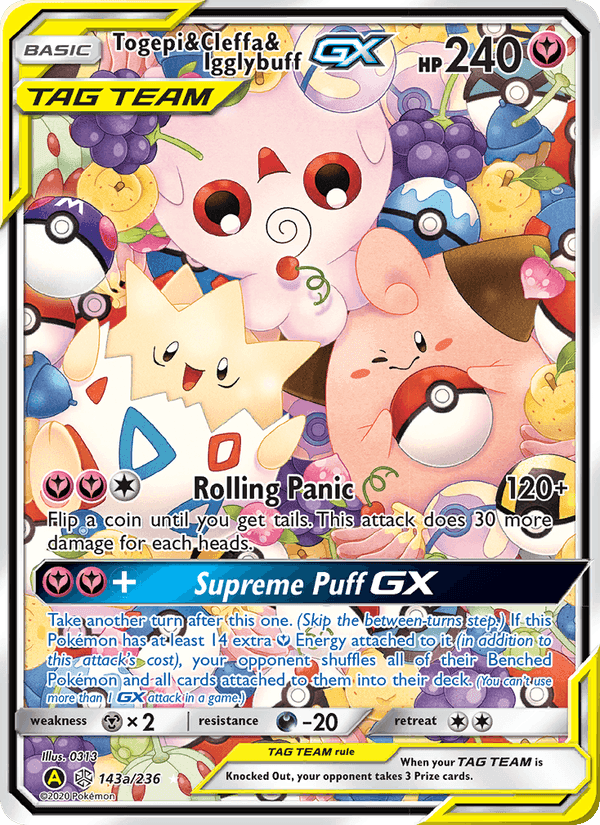Togepi, Mélo et Toudoudou GX