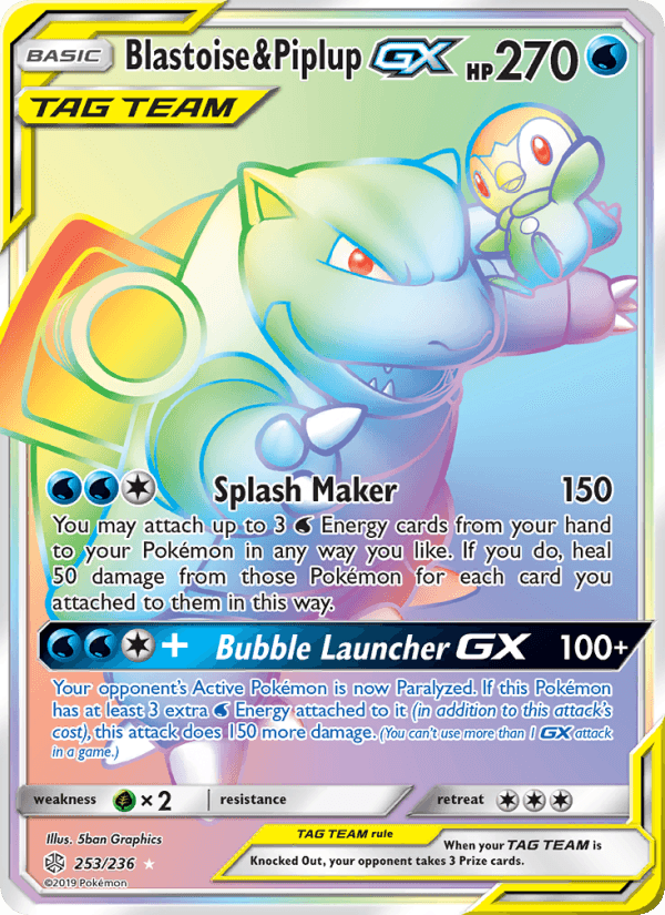 Blastoise & Piplup GX