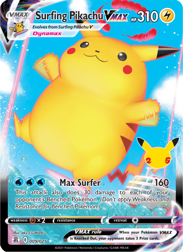 Surfing Pikachu VMAX