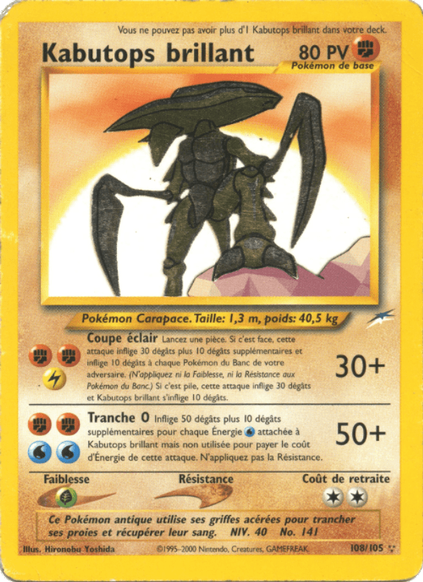 Kabutops brillant