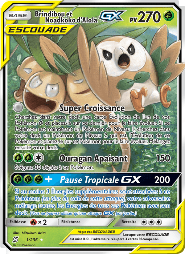 Brindibou et Noadkoko d’Alola GX