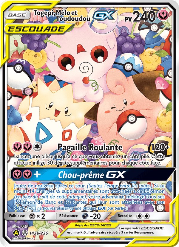 Togepi, Mélo et Toudoudou GX