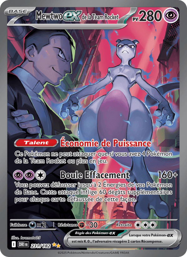 Mewtwo-ex de la Team Rocket