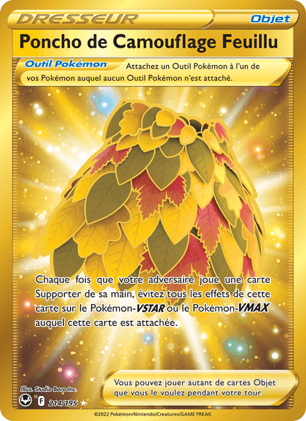 Poncho de Camouflage Feuillu