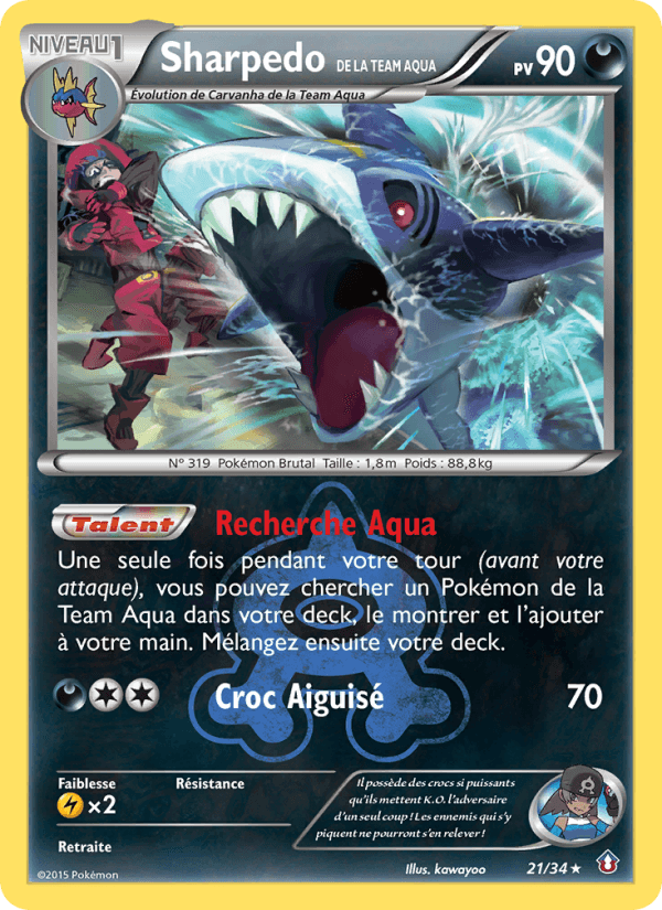 Sharpedo de la Team Aqua