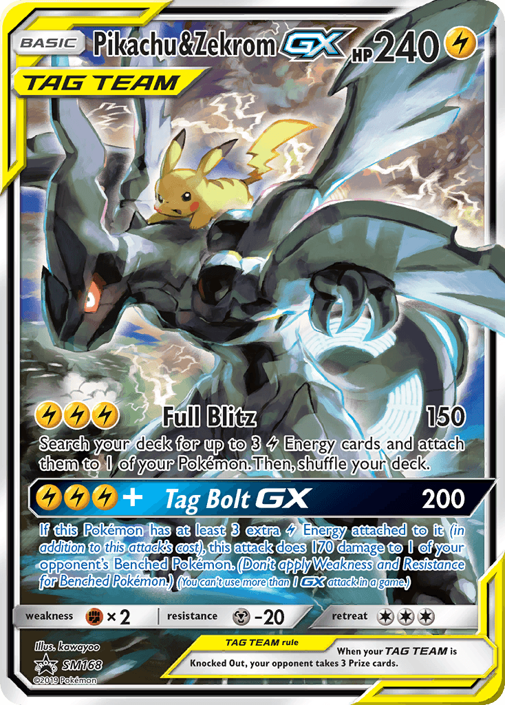 Pikachu & Zekrom GX